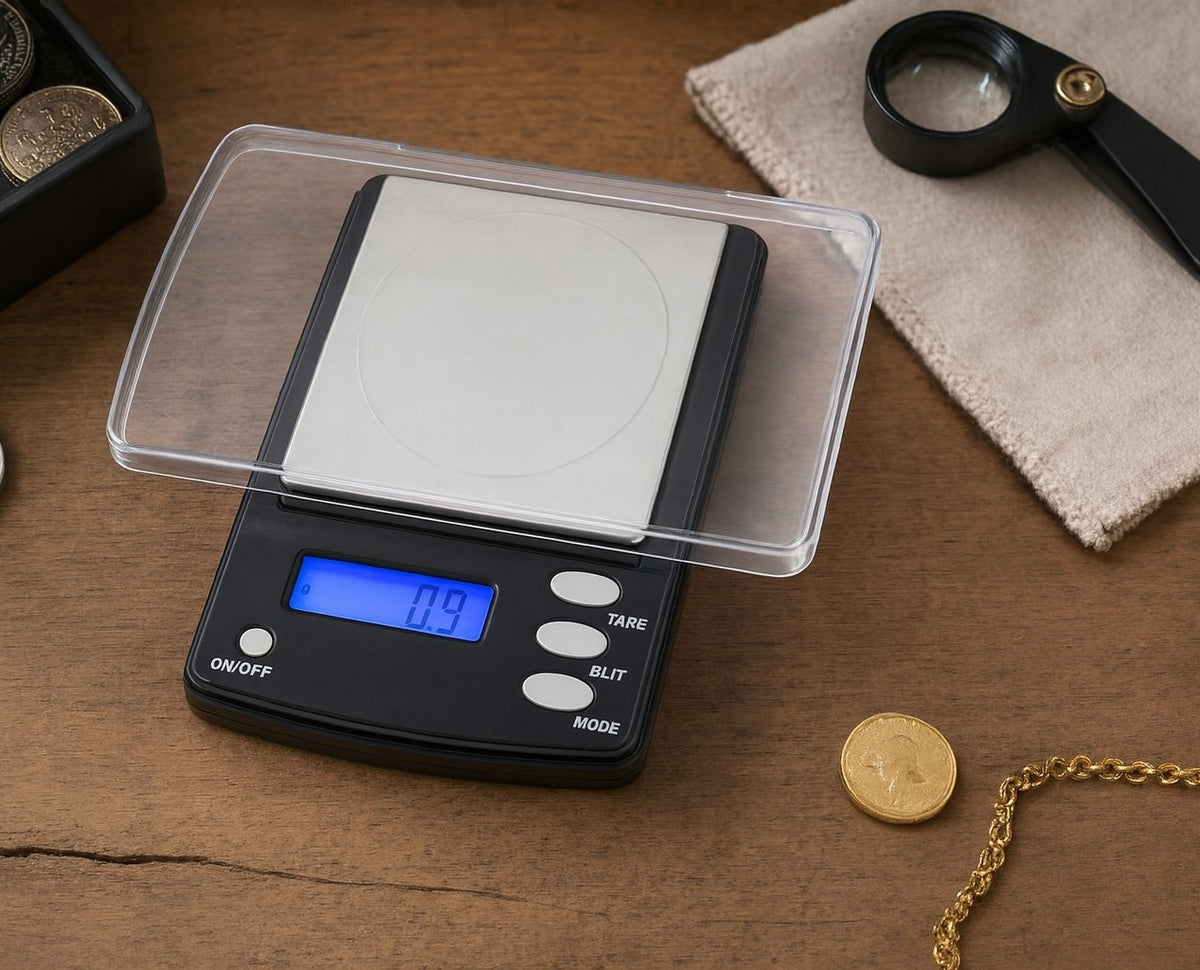 1000 X 0.1g Coin Collector Digital Display Weight Scale Ounce Grams Detection Oz