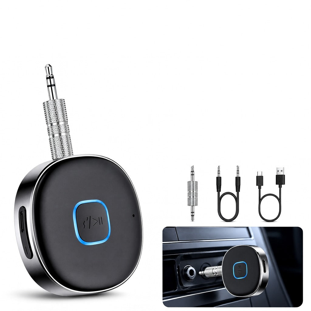 Bluetooth Receiver 3.5mm Aux Car Adapter Wireless Audio Receiver for Home Stereo