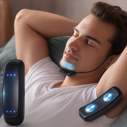 Smart Snoring Stopper Sleep Aid Anti Snoring Chin Device Muscle Tightening US