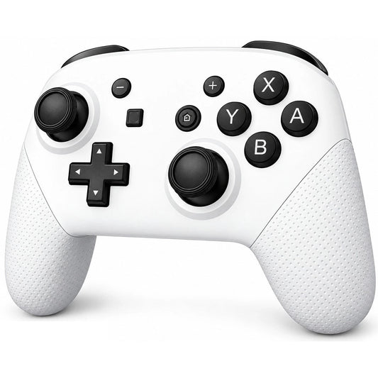 Arctic White Wireless Pro Controller For Nintendo Switch 1+2 OLED Lite Bluetooth
