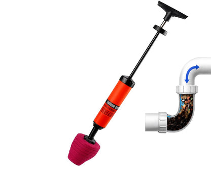 Heavy Duty High Pressure Toilet Unblock Plunger Clog Drain Buster Vacuum Pump US