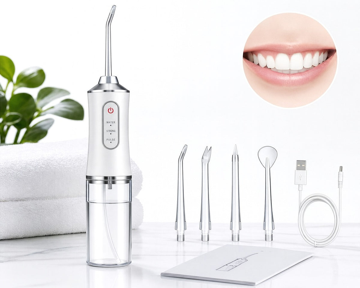 Deluxe Water Flosser Water Pick Cordless Oral Irrigator Dental Teeth Cleaner