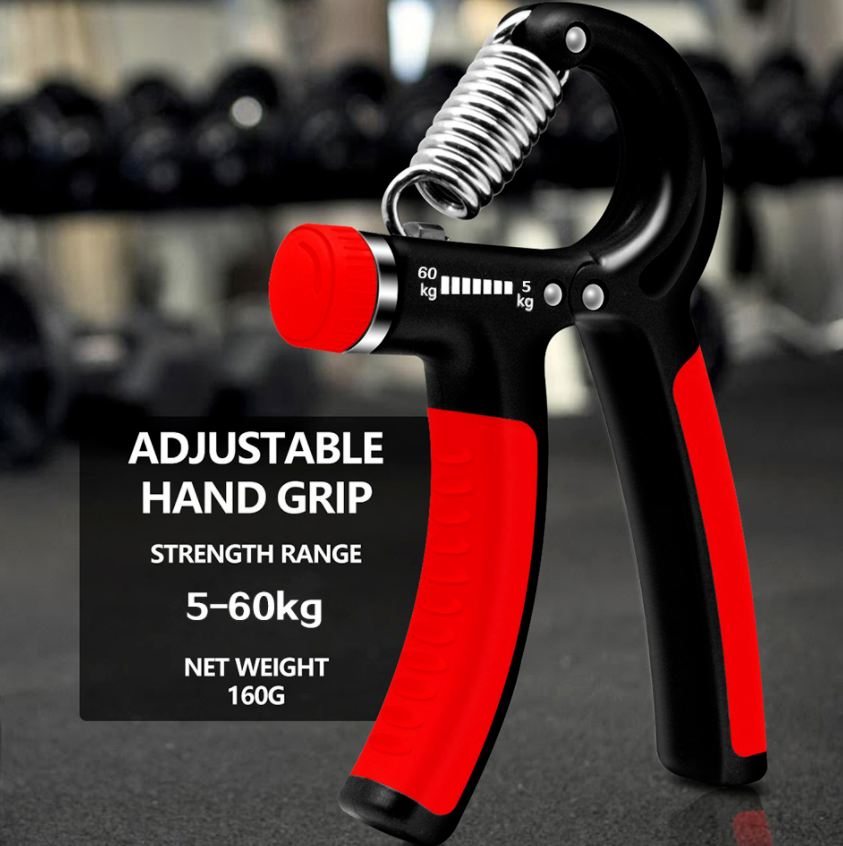 Hand Grip Strength Power Trainer Gripper Strengthener Adjustable Gym Exerciser 