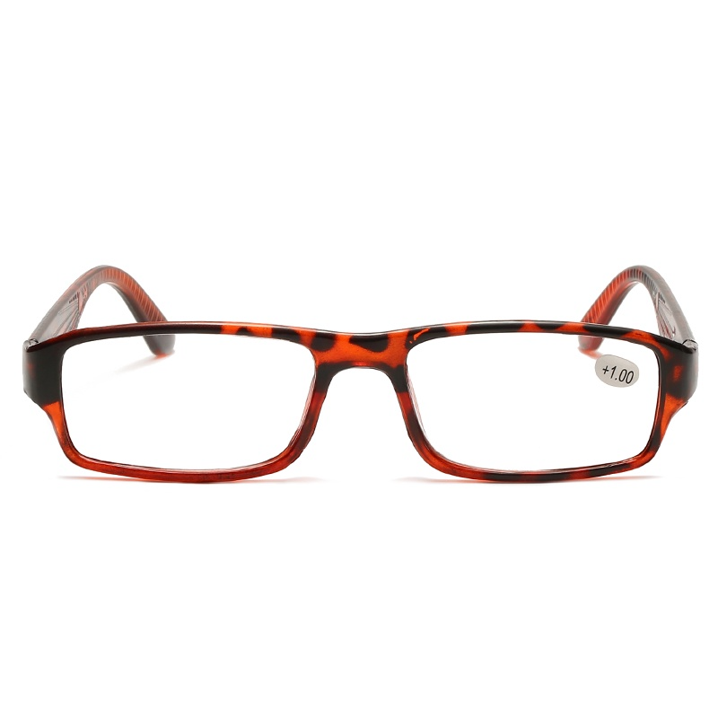 Reading Glasses Mens Womens Readers 6 PACK Square Frame Unisex Style Specs NEW!