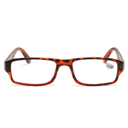 Reading Glasses Mens Womens Readers 6 PACK Square Frame Unisex Style Specs NEW!