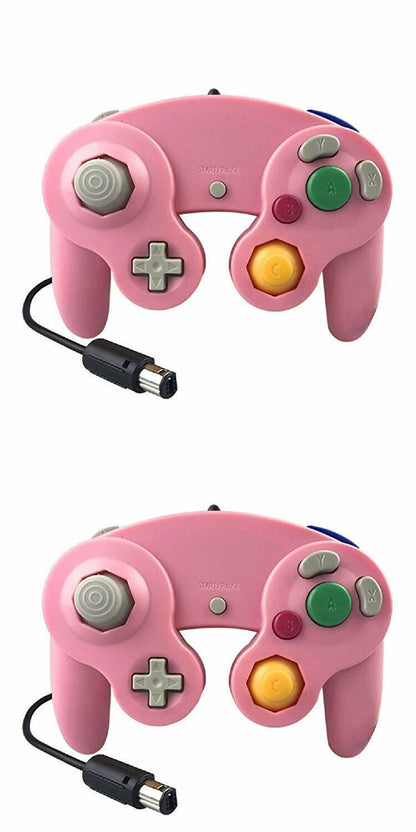 2 Pack Wired NGC Controller Gamepad for Nintendo GameCube GC & Wii U Console USA