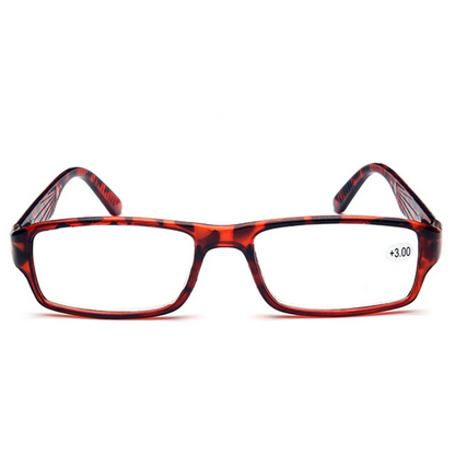 Reading Glasses Mens Womens Readers 6 PACK Square Frame Unisex Style Specs NEW!