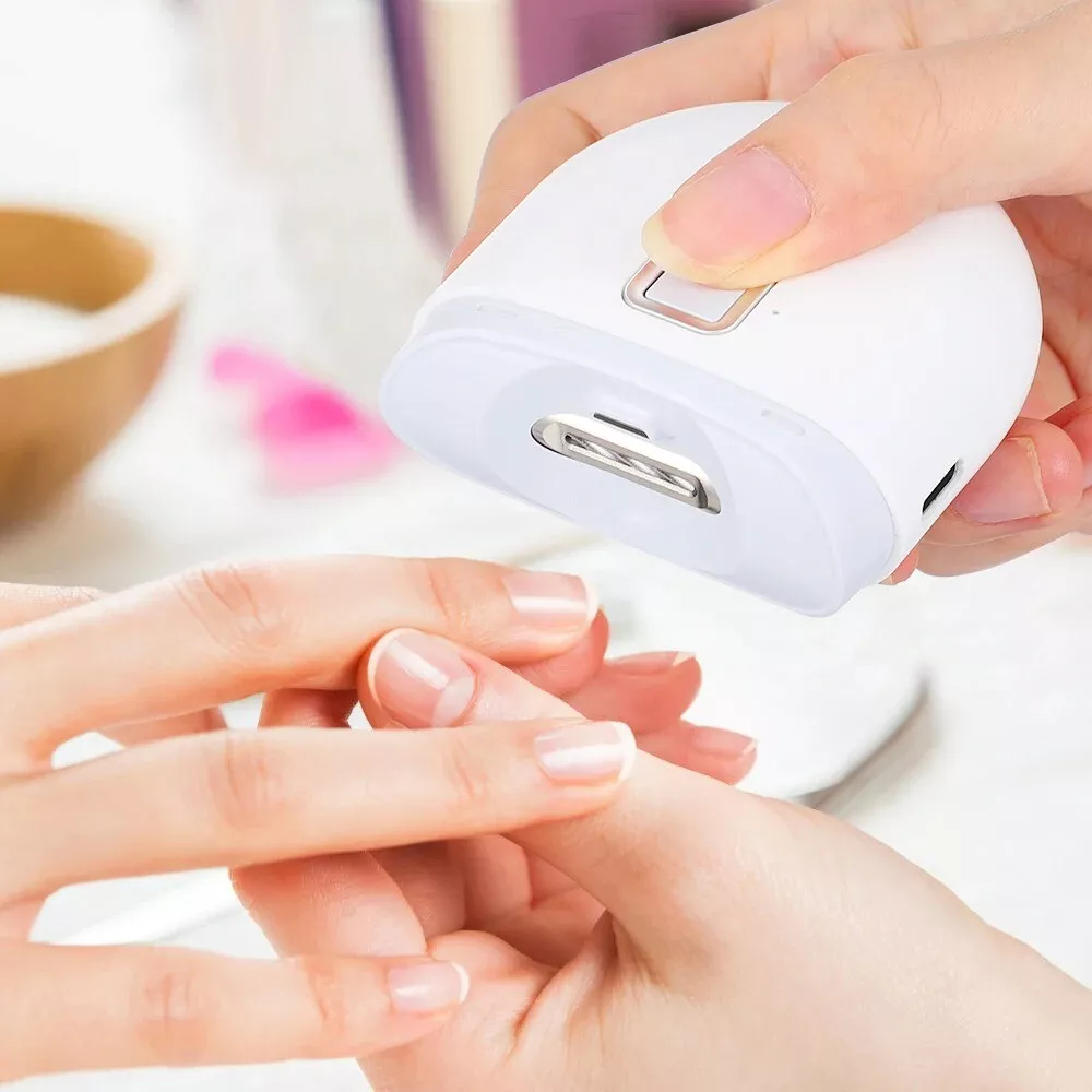 Safety Electric Nail Clipper Automatic Thick Nails Trimmer Professional Tool US
