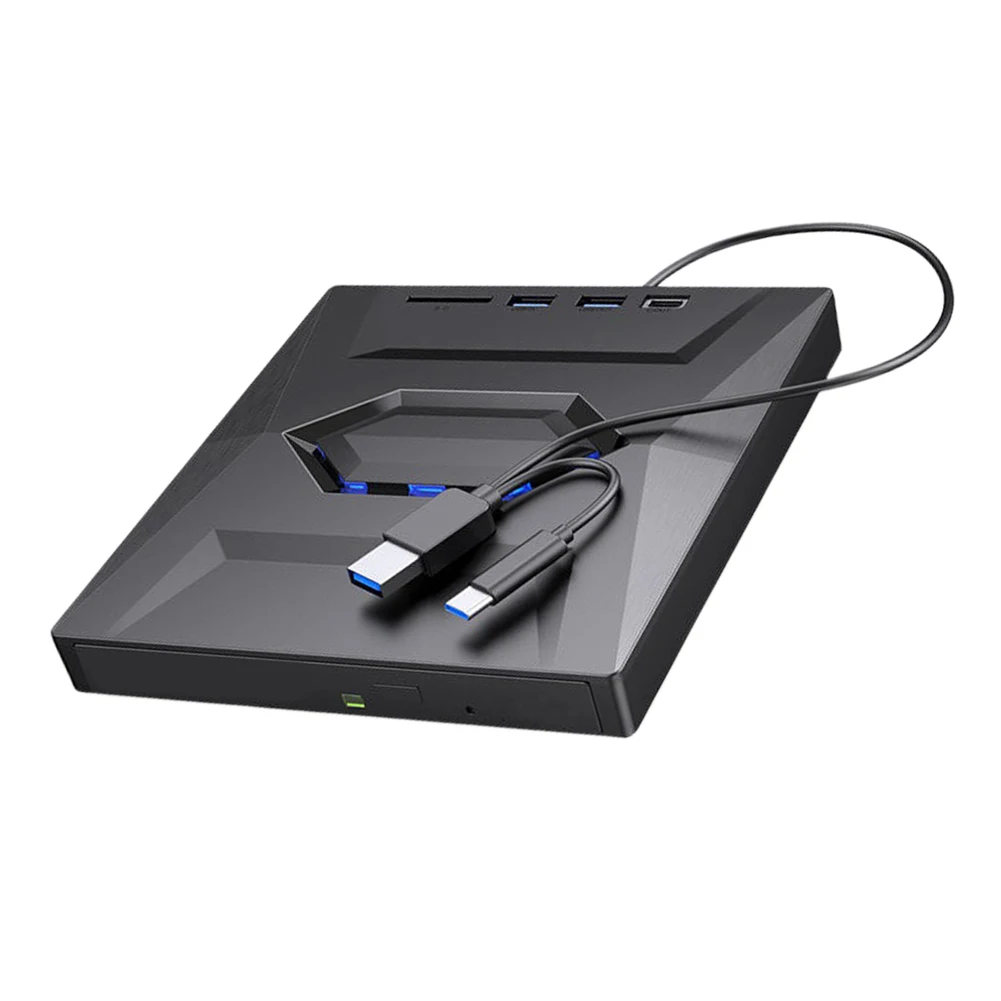 External CD DVD Drive USB 3.0 Writer Burner Player for PC Laptop Windows 11 10