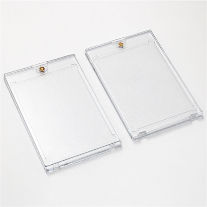 30 Pack Magnetic Trading Sports Card Holders 35pt One-Touch Hard UV Protection