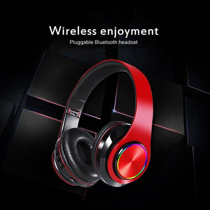 Super Bass Wireless Bluetooth Headphones Foldable Stereo Earphones Headsets Mic 