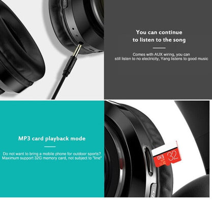 Super Bass Wireless Bluetooth Headphones Foldable Stereo Earphones Headsets Mic 