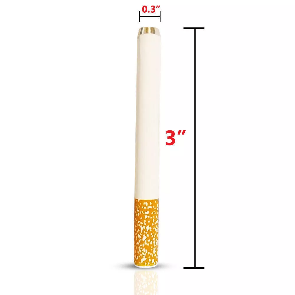10 Pack 3” One Hitter Pipe Aluminum Bat Tobacco Smoking Dugout Accessories - USA