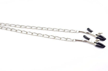 PU Leather Collar With Nipple Clamps SM Bondage Play Sex Toys For Couples BDSM