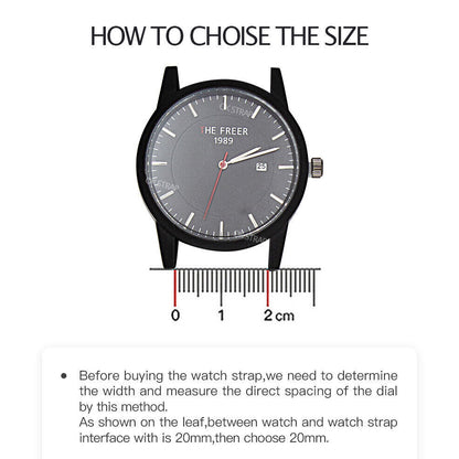 18mm 20mm 22mm Durable Military Woven Nylon Wrist Watch Band Quick Release Strap