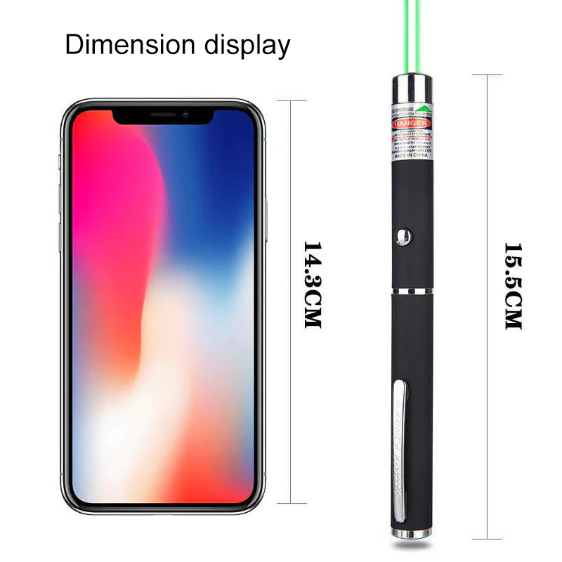 3 Packs 900Mile Laser Pointer Pen Green Blue Red Light Visible Beam Lazer