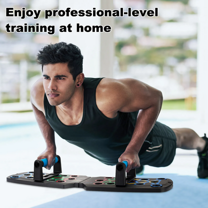 28 in 1 Push Up Rack Board System Fitness Workout Train Home Gym Exercise Stands
