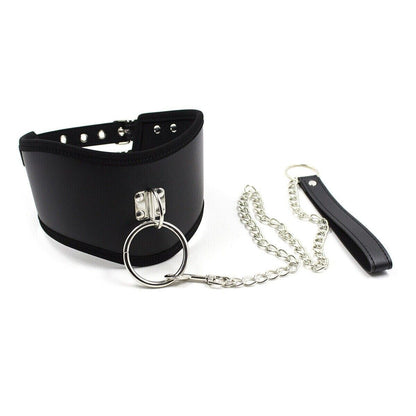 BDSM Bondage SM Kit Women Neck Collar Restraint Set Love Black Slave Hand Cuffs