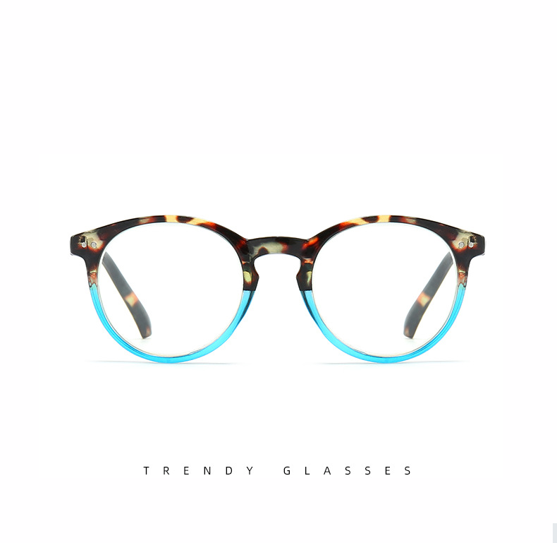 4 Pairs Mens Women Spring Hinge Round Horn Power Oval Reading Reader Glasses 1-4