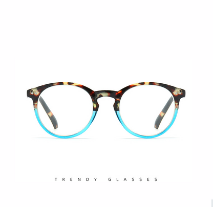 4 Pairs Mens Women Spring Hinge Round Horn Power Oval Reading Reader Glasses 1-4