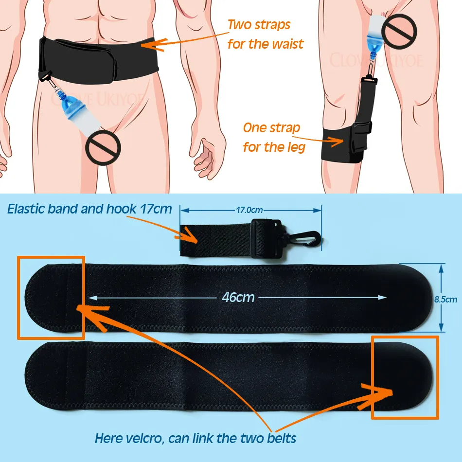 Super Penis Enlargement Extender Vacuum Stretcher Pump Hanger Bigger Enhancement