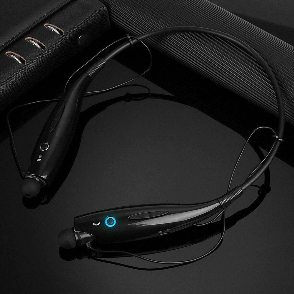 Bluetooth Neckband Wireless Headphones Mic Headset Stereo Earbuds Earphone