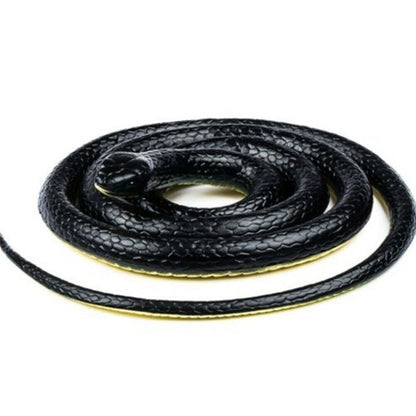 Fake Realistic Snake Lifelike Real Scary Rubber Toy Prank Party Joke For Garden