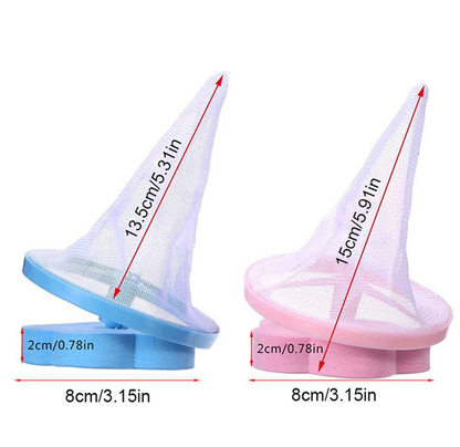 2 Pcs Floating Pet Fur Catcher Laundry Lint Pet Hair Remover For Washing Machine