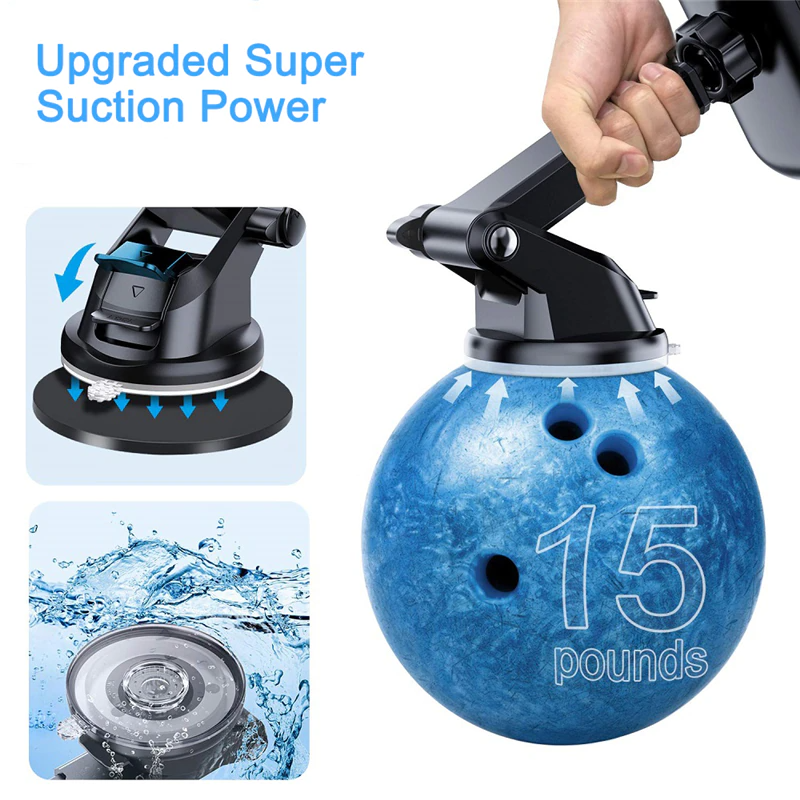 360° Universal Mount Holder Car Stand Windshield For Mobile Cell Phone GPS 