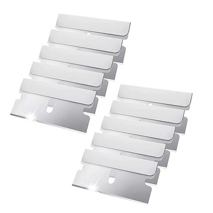 100 PCS Razor Blades Single Edge Extra Sharp Heat Treated Safety Knife Scrapers