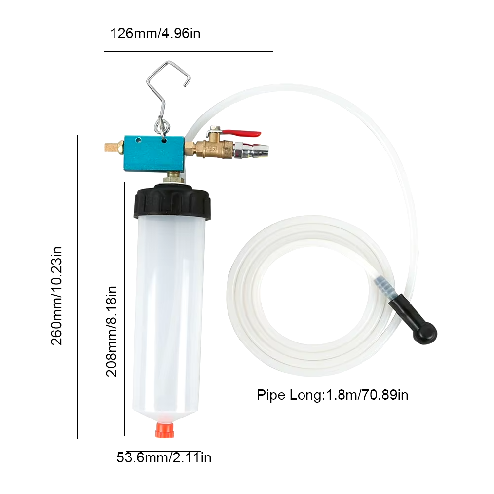 Vacuum Brake Bleeder Car Vehicle Tank Fluid Oil Change Pump Equipment Tool Kit
