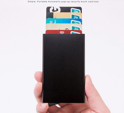 Mens RFID Blocking Slim Money Clip Carbon Fiber Wallet ID Credit Card Holder New