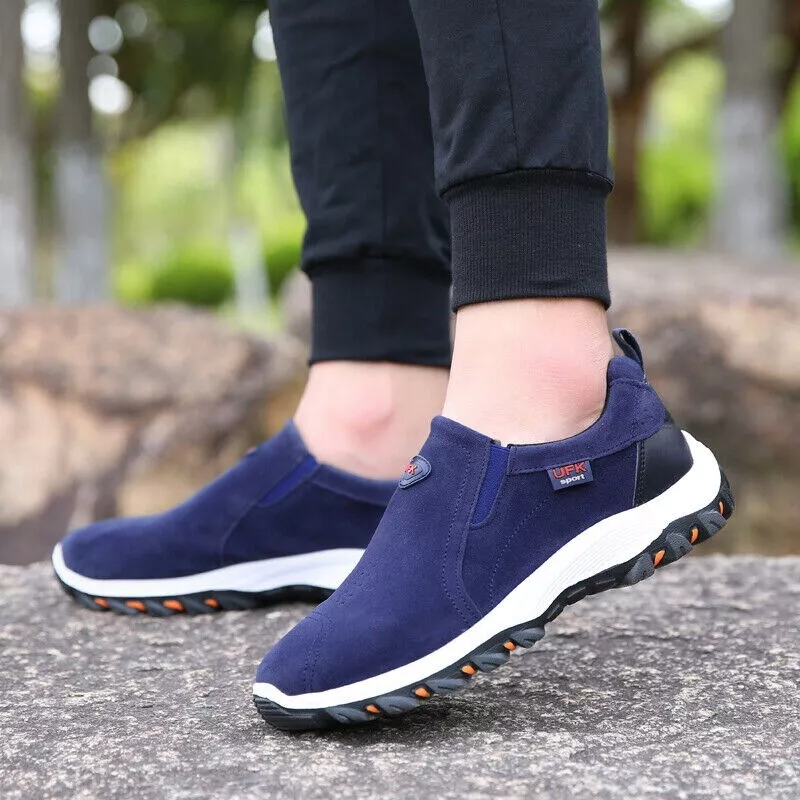 Men's Loafer Slip On Athletic Shoes Casual Walking Sneakers Outdoor Sports