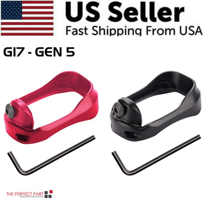 Anodized Aluminum Flared Magwell For Glock 19/17/22/24/31/34/35/37 Gen 1/2/3/4/5