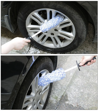 Car Alloy Wheel Cleaning Brush Tool Tire Washing Clean Soft Bristle Cleaner US