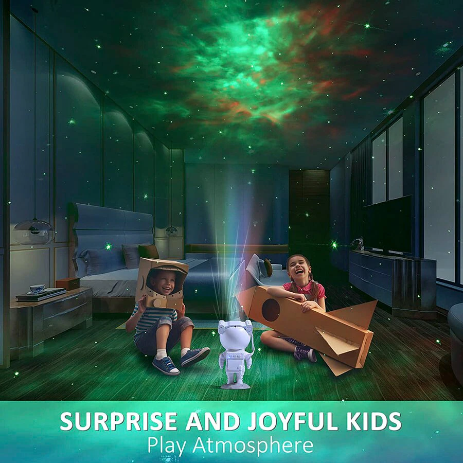 Astronaut Projector Galaxy Starry Sky Night Light Ocean Star LED Lamp Remote 