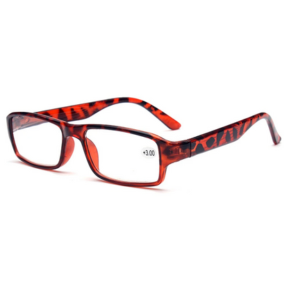 Reading Glasses Mens Womens Readers 6 PACK Square Frame Unisex Style Specs NEW!