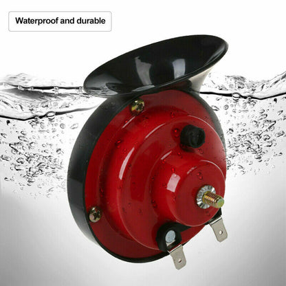 2PC 12V 300DB Super Loud Train Air Horn Waterproof Motorcycle Car Truck SUV Boat