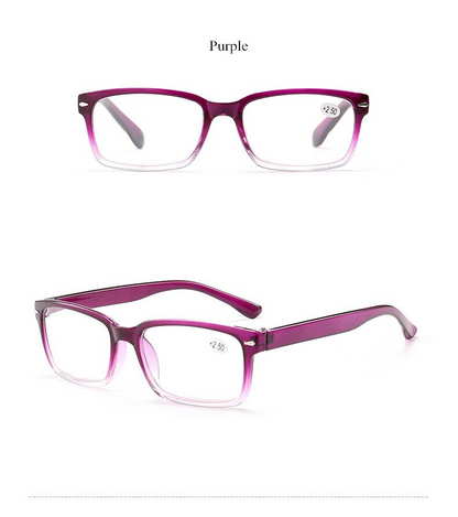 Reading Glasses Mens Womens Unisex Readers 4 PACK Square Frame New Style Quality