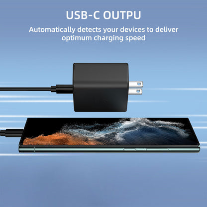 45W USB-C Super Fast Wall Charger + 6FT Cable For Samsung Galaxy S20 S21 S22 S23
