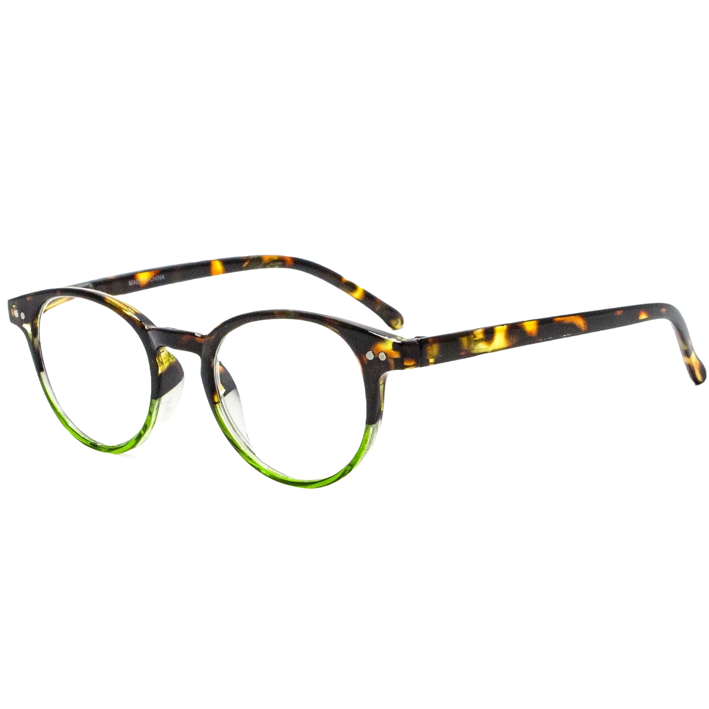 4 Pairs Mens Women Spring Hinge Round Horn Power Oval Reading Reader Glasses 1-4