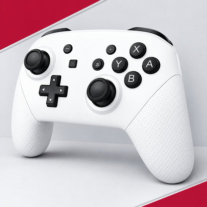 Arctic White Wireless Pro Controller For Nintendo Switch 1+2 OLED Lite Bluetooth
