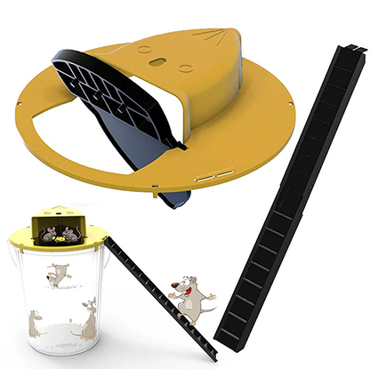 Mouse Rat Trap Flip & Slide Mouse Trap Bucket Catcher Mousetrap Slide Bucket Lid