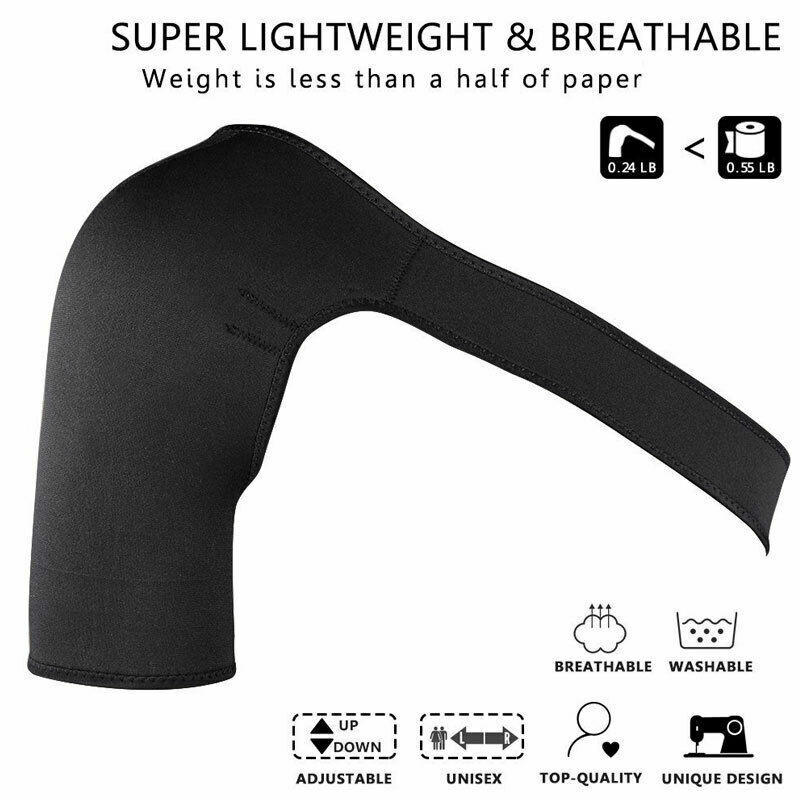Shoulder Brace Support Compression Sleeve Torn Rotator Cuff Relief Joint AC Pain