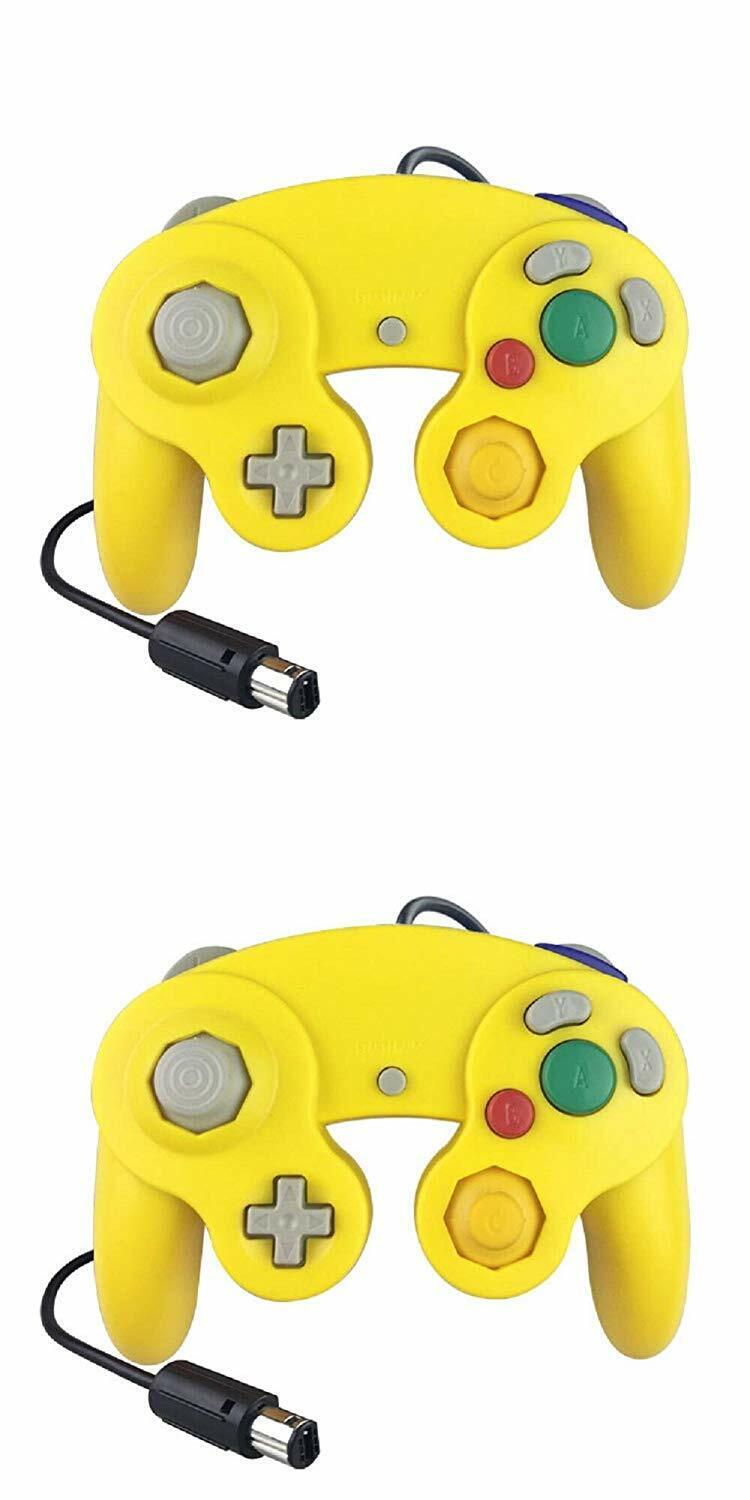 2 Pack Wired NGC Controller Gamepad for Nintendo GameCube GC & Wii U Console USA