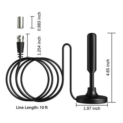 300 Miles Upgraded TV Antenna Digital HD Antenna Indoor HDTV 1080P 4K Long Range