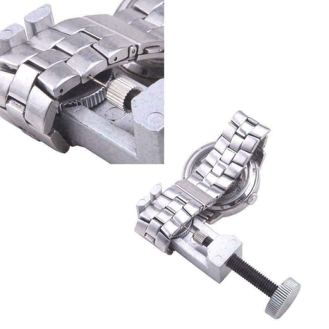  Metal Adjustable Watch Band Strap Bracelet Link Pin Remover Repair Tool Kit US