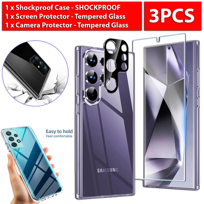 For Samsung Galaxy S24 Ultra Plus Shockproof Case & Screen Protector & Camera US