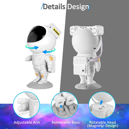 Astronaut Projector Galaxy Starry Sky Night Light Ocean Star LED Lamp Remote 