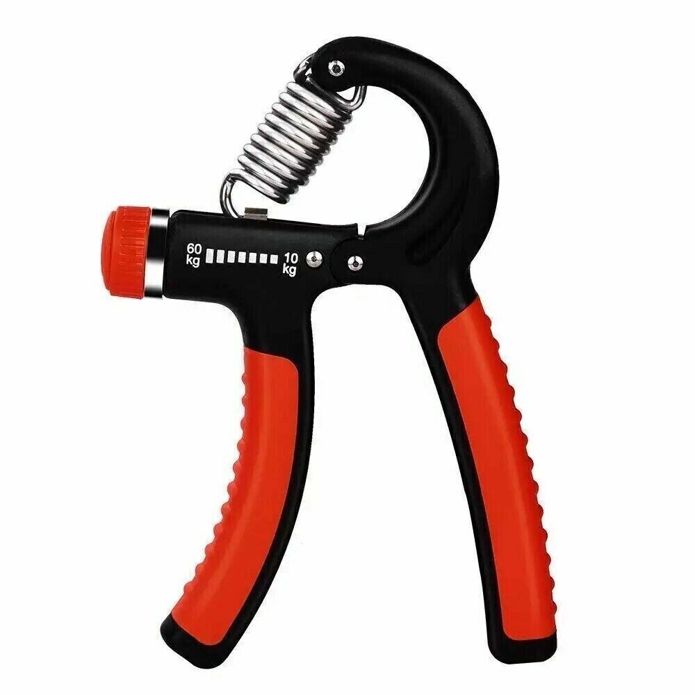 Hand Grip Strength Power Trainer Gripper Strengthener Adjustable Gym Exerciser 